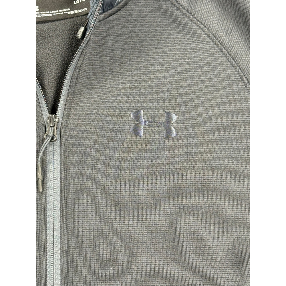 Under Armour Storm ColdGear Full Zip Hoodie Men’s Large Gray Jacket - Picture 5 of 7